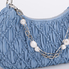Wrinkle Fabric Elegant Handbag Luxury Bags Women Handbags