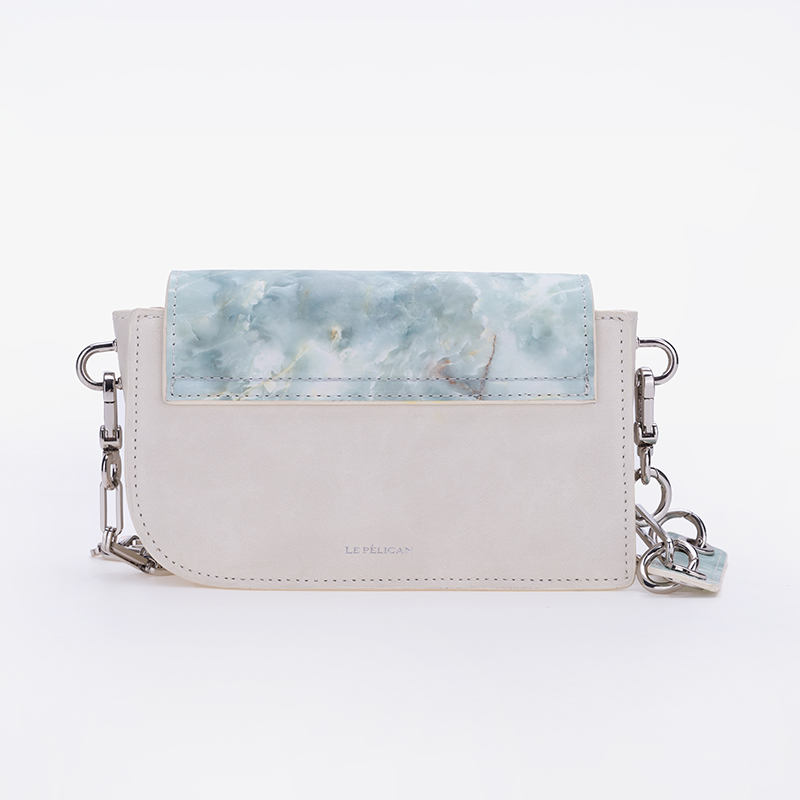 New Design Unique Marble Texture PU Women Handbag