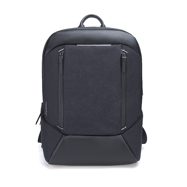 20SA-9077D New Launch Mens Nylon with PU trim Business USB Charging Backpack Bag